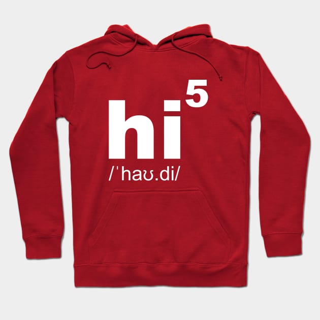 High Five Hoodie by IconsPopArt